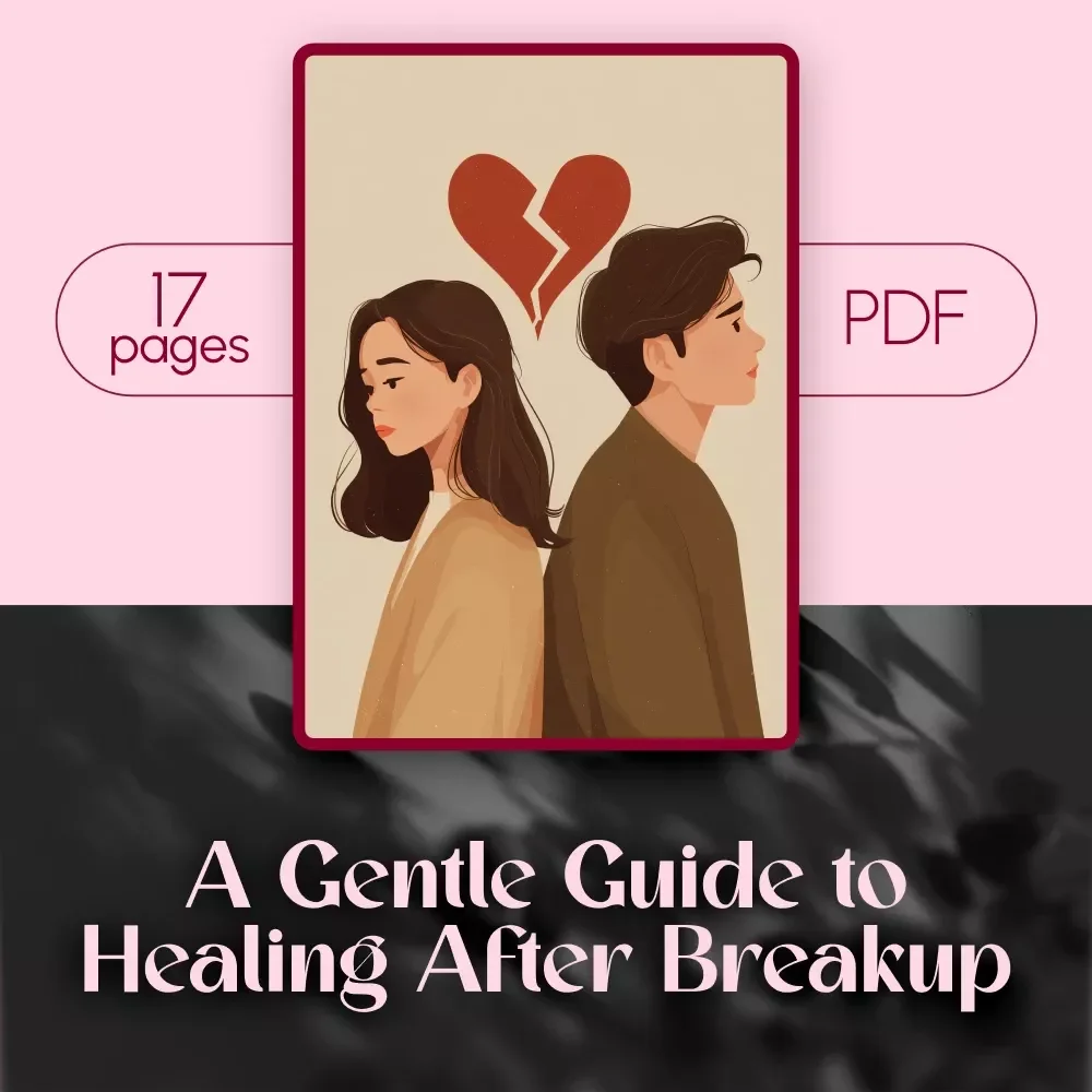 A Gentle Guide to Healing After Breakup | Self-Help eBook for Emotional Healing, Journaling, and Moving Forward