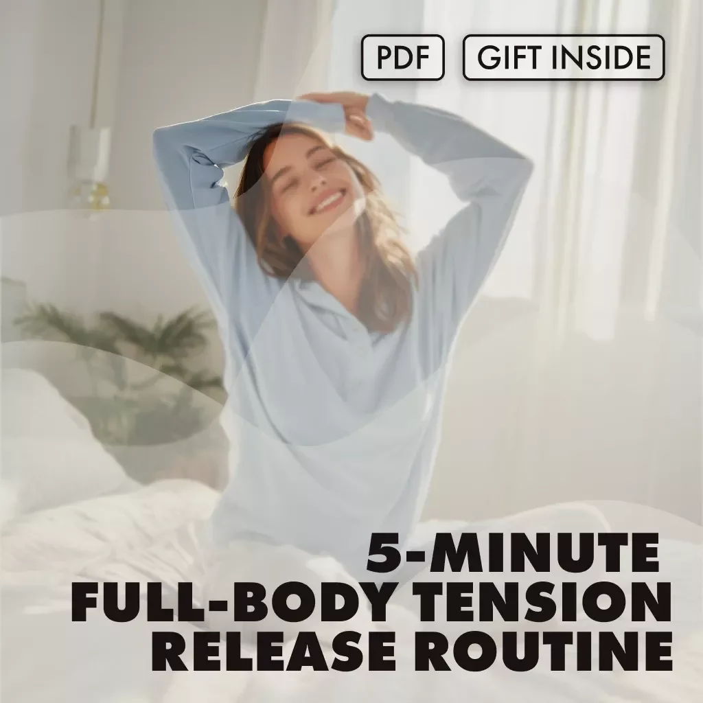5-Minute Full-Body Tension Release Routine | Digital Wellness Checklist | Instant Download for Stress Relief, Relaxation & Daily Energy Boost