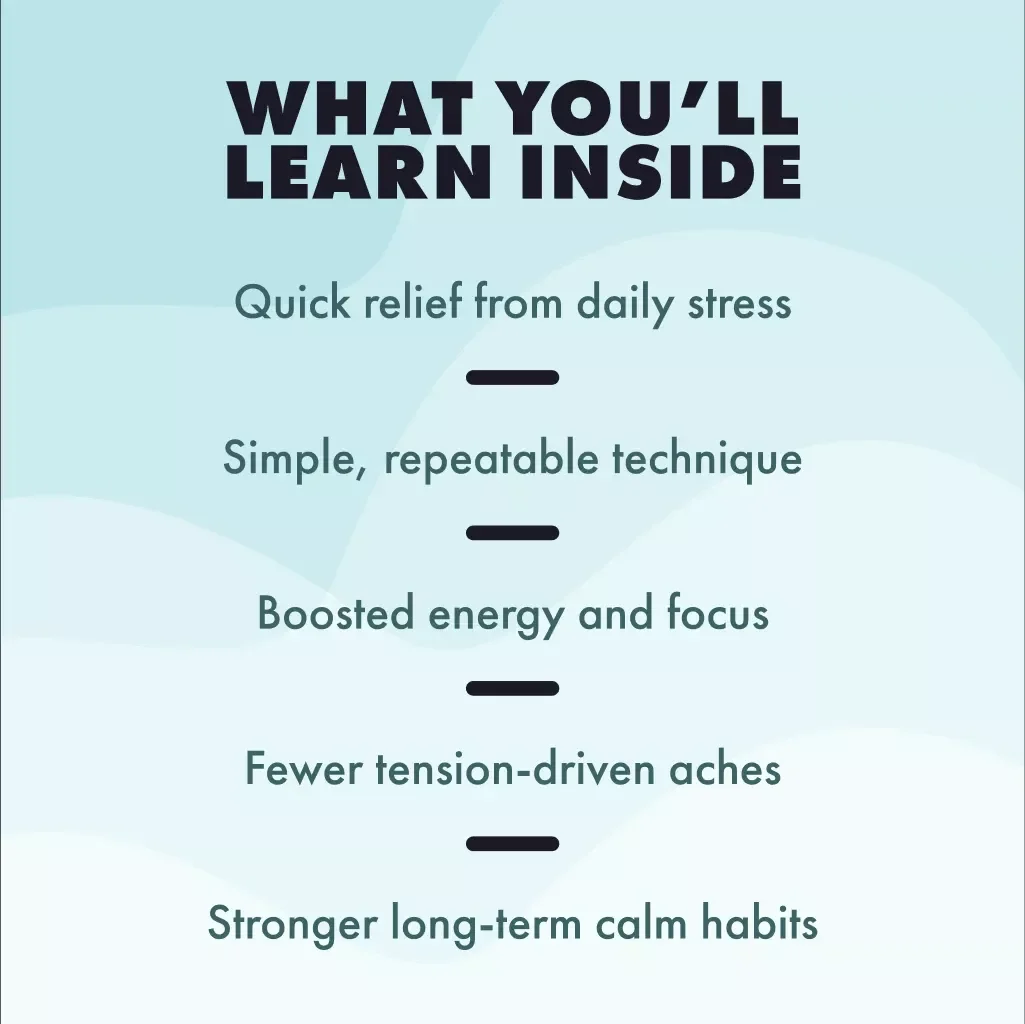 Feel Better Fast with This One Simple Move | Digital Guide for Stress Relief | 10-Second Tension Release Trick You Can Do Anywhere | Instant Calm eBook & Checklist