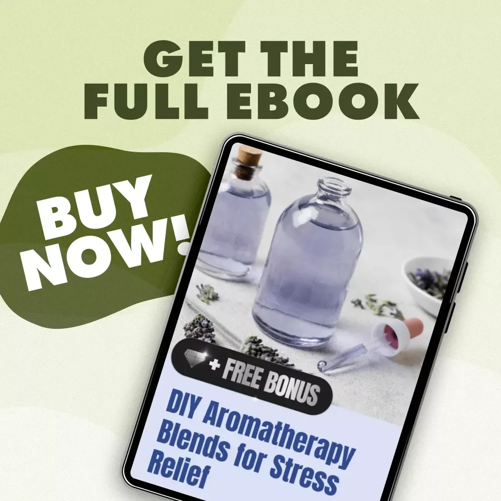 DIY Aromatherapy Blends for Stress Relief | Stress-Relief Essential Oil Recipes | Relaxation eBook Instant Download | Wellness Guide
