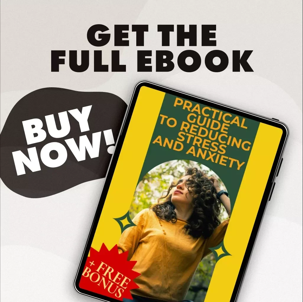 Practical Guide to Reducing Stress and Anxiety | eBook Digital Download | Self-Help Checklist for Calm Mind, Better Sleep & Everyday Balance