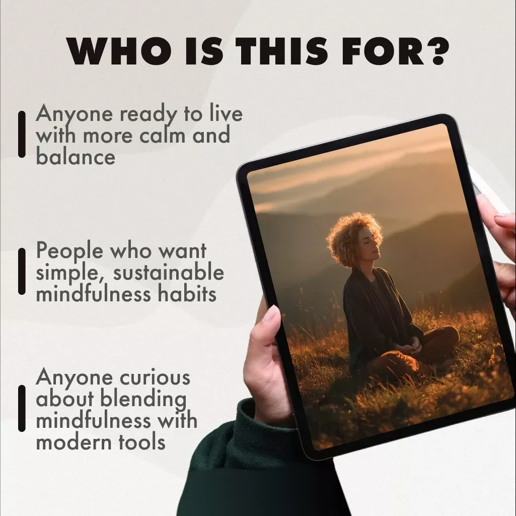 Mindful for Life: Your Long-Term Lifestyle Guide to Inner Calm | Digital Download eBook, Checklist & Long-Term Mindfulness Lifestyle Guide for Daily Calm and Balance