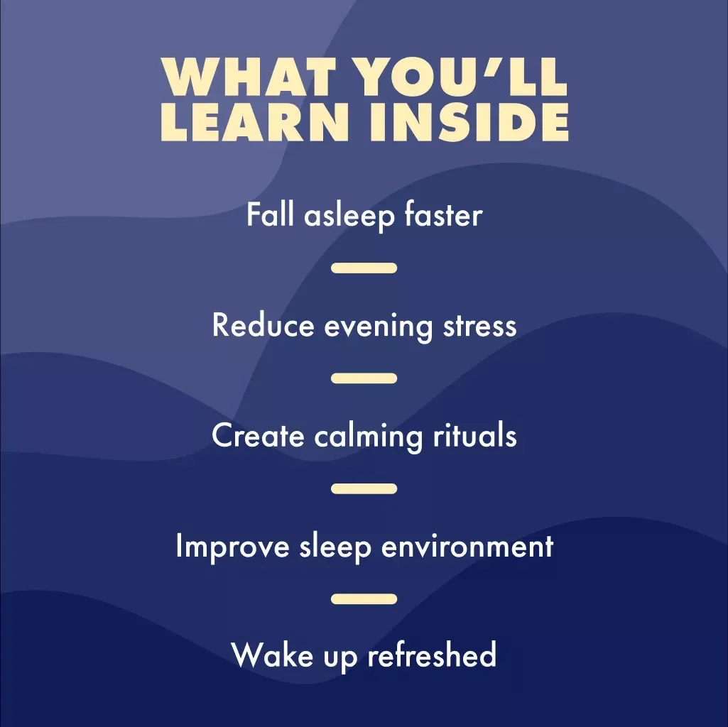 Drift Into Rest with the Perfect Evening Chill-Down Plan | Sleep Faster Guide, Relaxation Ebook, Digital Download for Better Rest