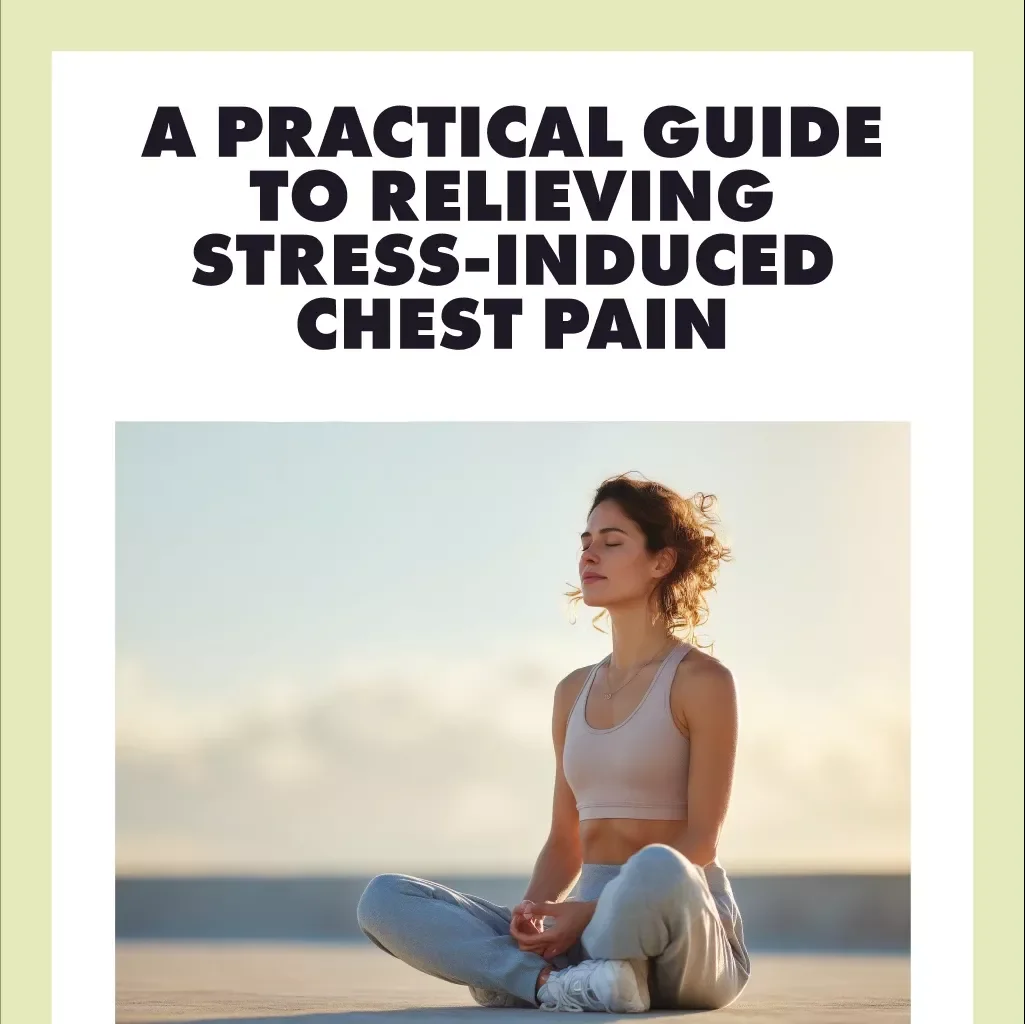 Calm Chest, Calm Mind: A Practical Guide to Relieving Stress-Induced Chest Pain | Stress Relief eBook, Digital Download Guide, Anxiety Chest Pain Checklist