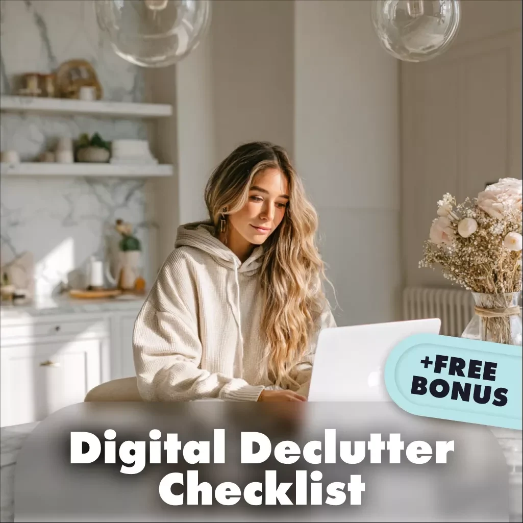 Digital Declutter Checklist: Free Your Mind, One Click at a Time | Digital Declutter Plan for Mental Space | eBook, Guide & Printable