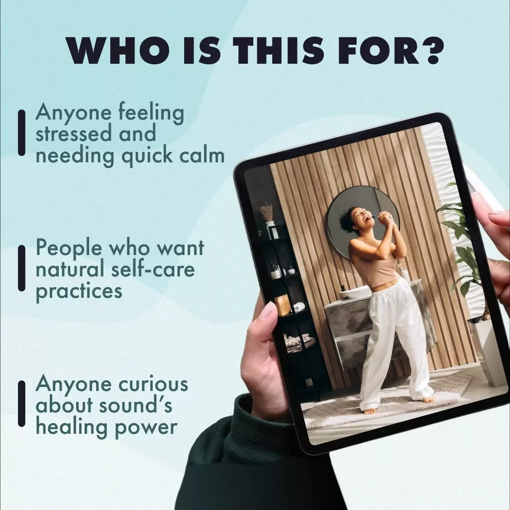 Sing It Out to Calm Your Mind and Heal Your Body | Digital Guide for Stress Relief with Humming, Chanting, and Singing