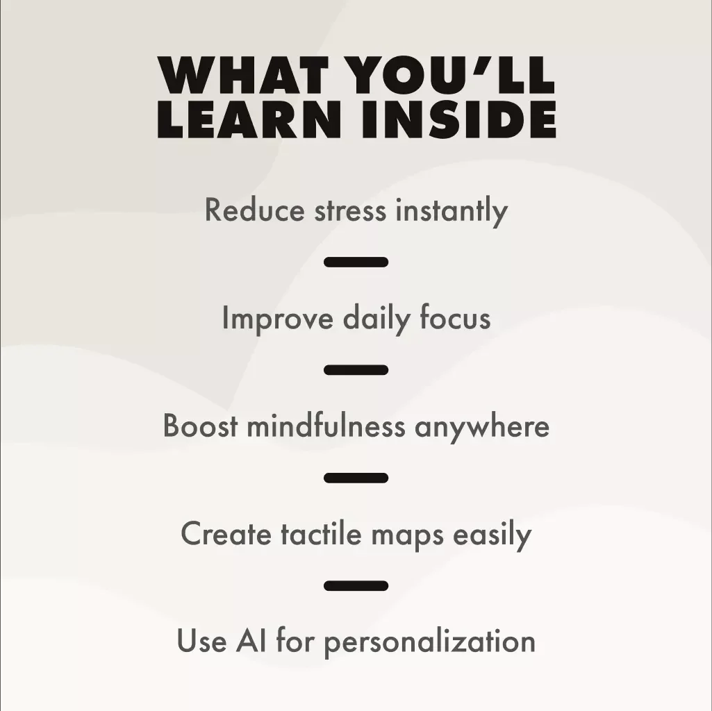 Texture Map: Feeling Your World on the Go | Guide for Stress Relief, Focus & Tactile Grounding | Digital Download eBook & Checklist