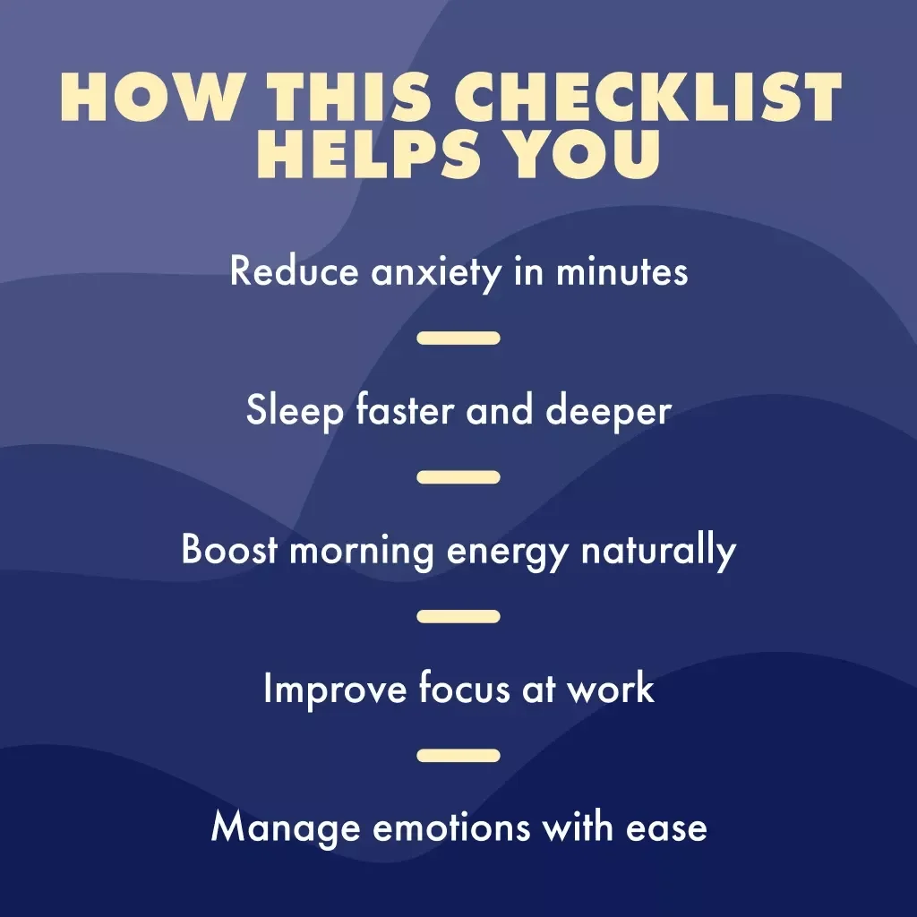 Breathe It Out: Your Ultimate Stress Relief Breathing Checklist | Digital Download for Stress Relief Breathing Exercises, Anxiety & Relaxation