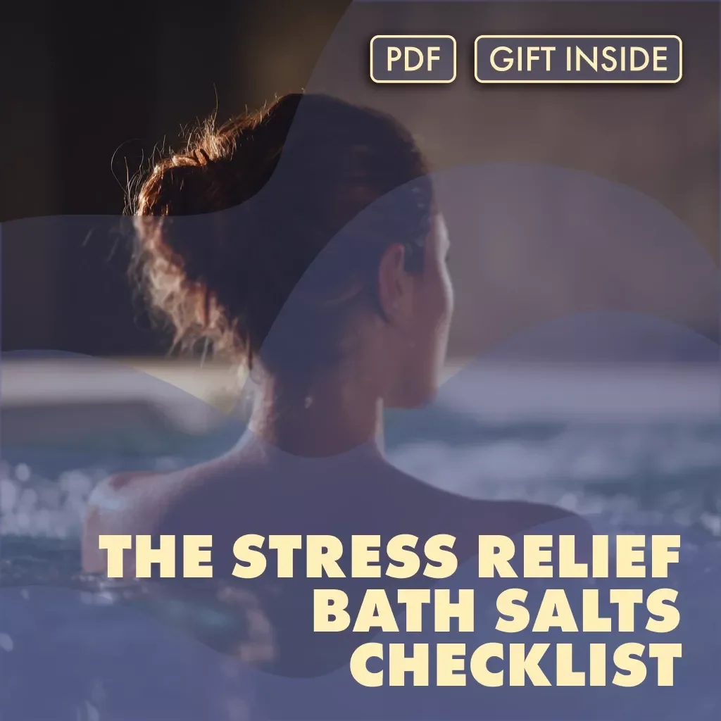 The Stress Relief Bath Salts Checklist | Digital Self-Care Guide | Relaxation, Mindfulness & Spa Rituals eBook Download