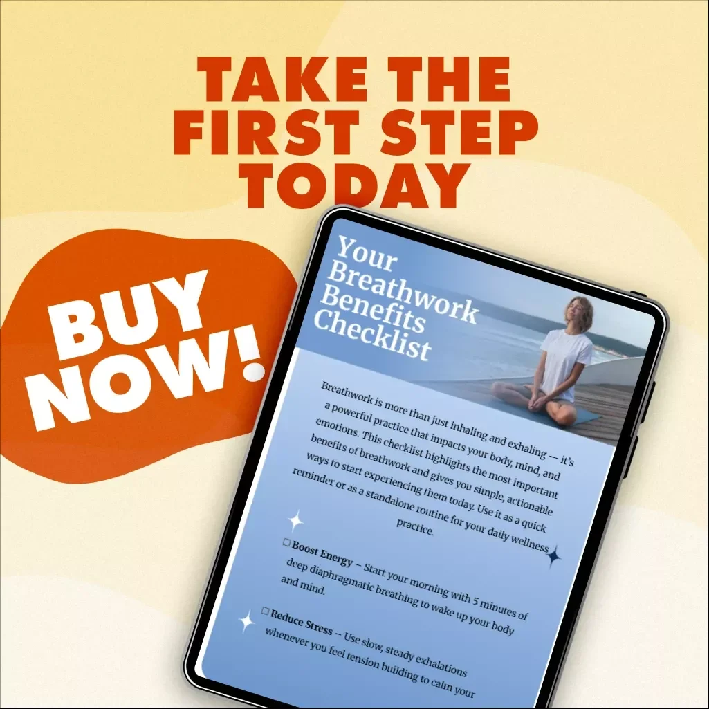 Your Breathwork Benefits Checklist | Digital Download eBook, Wellness Guide, Stress Relief, Meditation, Mindfulness, Relaxation Routine