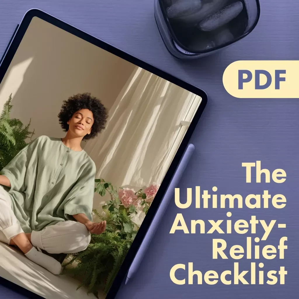 Ground Yourself: The Ultimate Anxiety-Relief Checklist | Digital Download for Grounding Techniques for Anxiety, Mental Health, Stress Relief, Self Care eBook