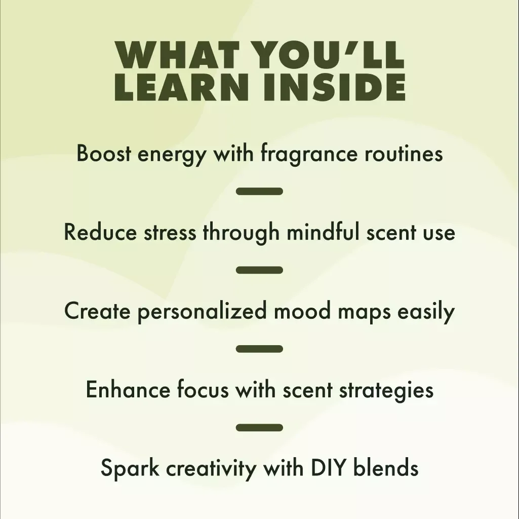 Scent & Sensibility: Your Functional Fragrance Mood Map | Digital Guide for Aromatherapy, Mood Mapping, and Daily Wellbeing