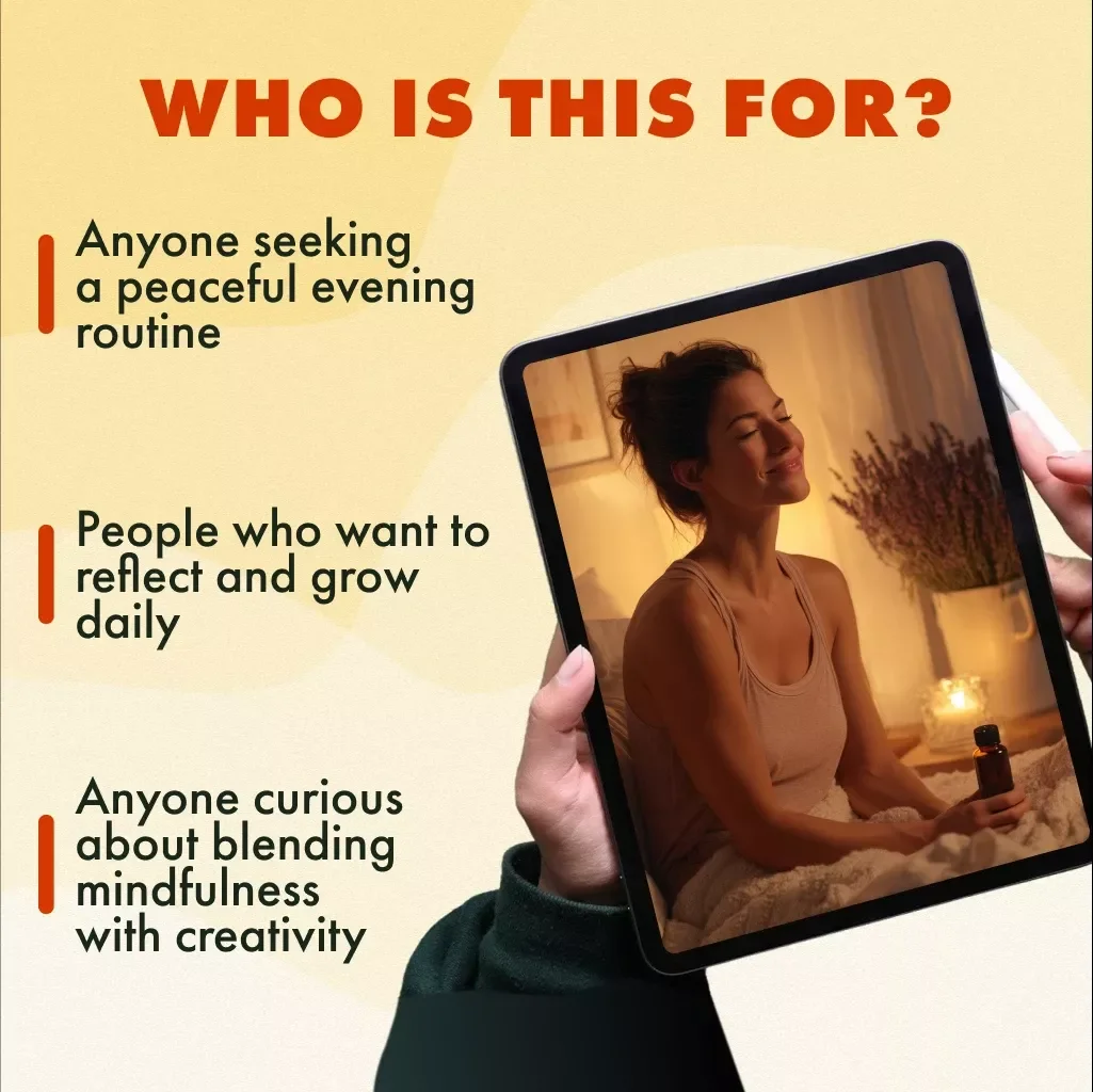 Evening Reflections: A Mindful Journal to Calm Your Mind & Inspire Your Tomorrow | Digital Download Mindful Evening Reflection Journal eBook & Guided Prompts