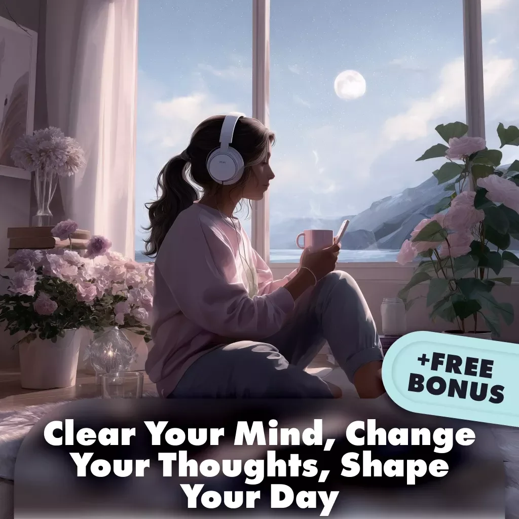 Clear Your Mind, Change Your Thoughts, Shape Your Day | AI-Based Journal for Worry Dump & Reframes | Digital Download Guide for Mental Clarity, Mindset Reset & Stress Relief
