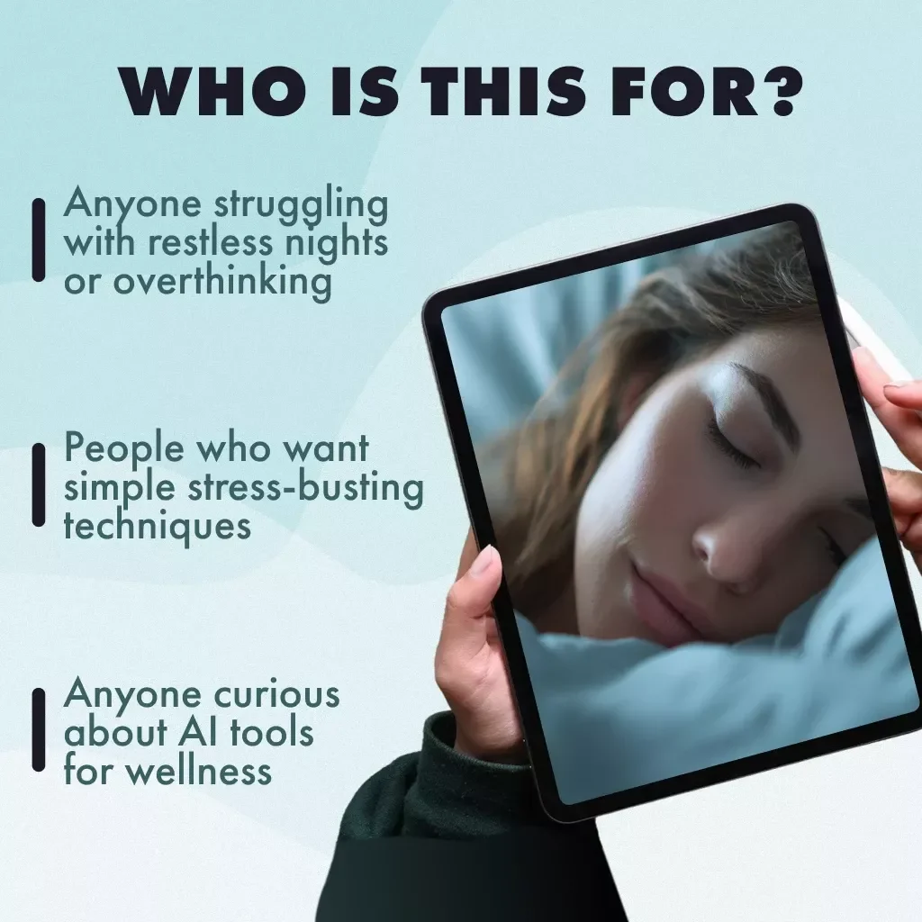 Restless Minds: Tackling Sleep, Stress, and Anxiety in a 24/7 World | Digital Wellness Guide for Lack of Sleep, Stress and Anxiety Relief | Self-Care eBook & Practical Checklist