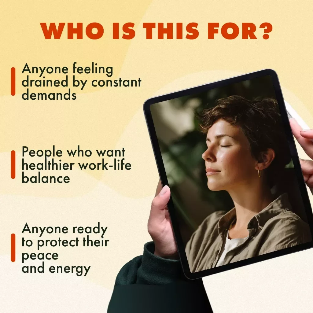 Invisible Boundary Signs to Watch Checklist | Digital Download | Self-Care, Mental Health, Workplace Balance, Emotional Wellness Guide
