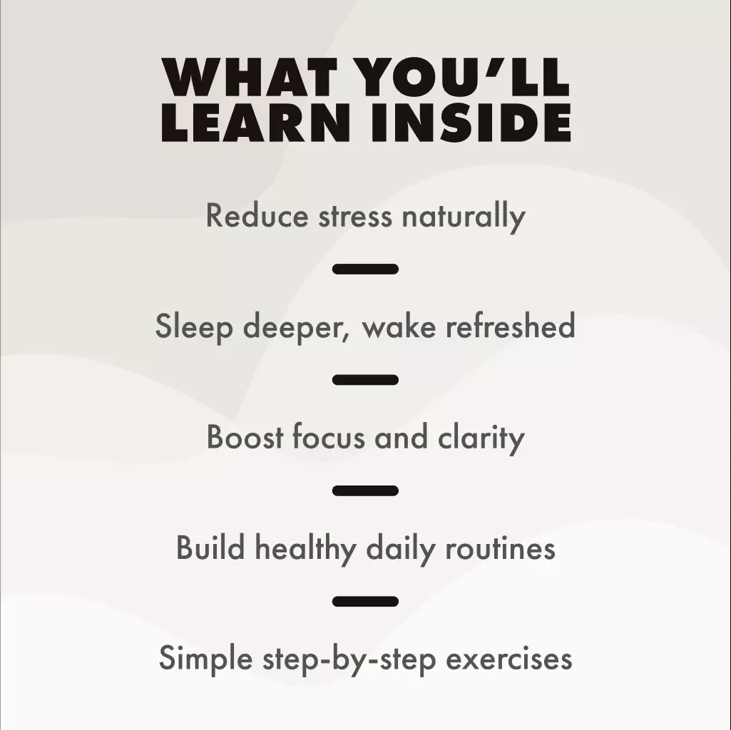Breathe Easy: Nasal Breathing Basics for Daily Calm | Digital Guide for Stress Relief, Better Sleep, Focus & Energy | eBook Download