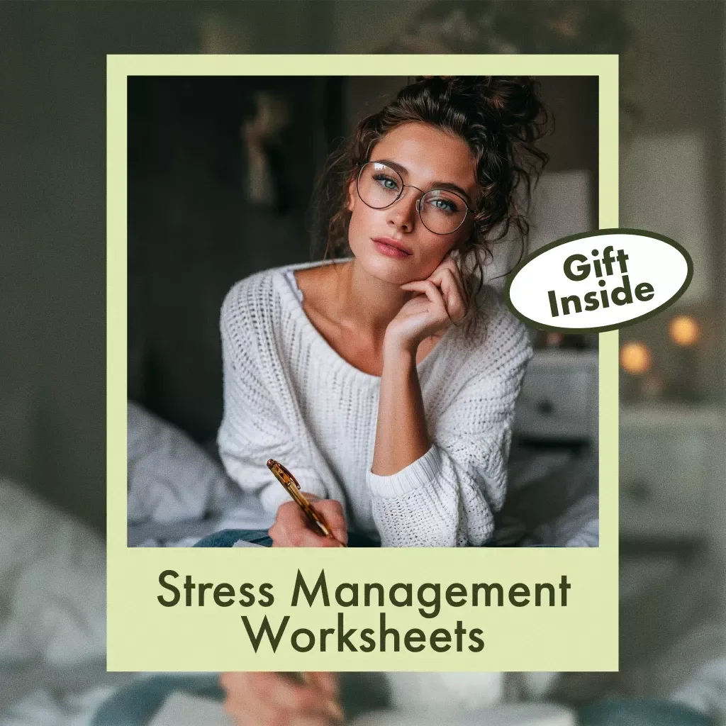 Stress Management Worksheets: Your Easy Checklist for a Calmer Mind | Printable Digital Download | Stress Relief eBook & Self-Care Guide