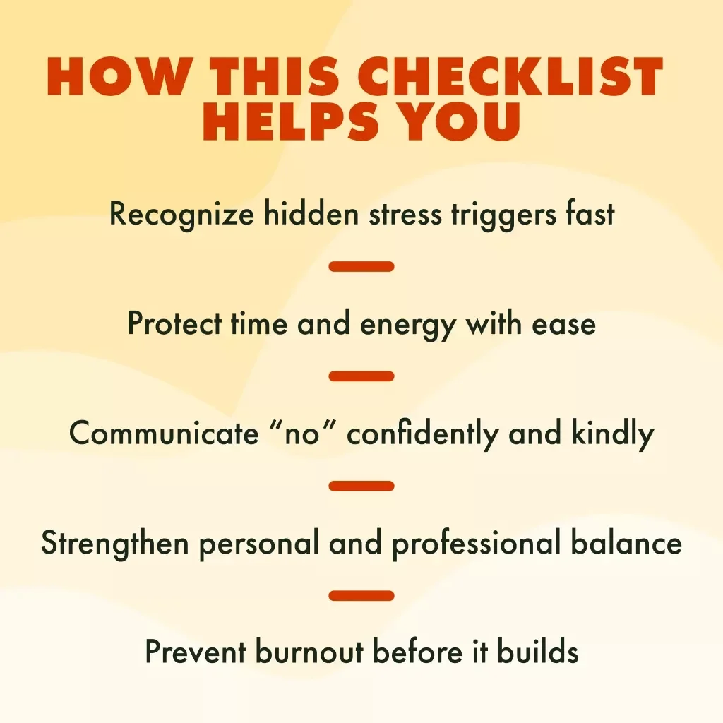 Invisible Boundary Signs to Watch Checklist | Digital Download | Self-Care, Mental Health, Workplace Balance, Emotional Wellness Guide