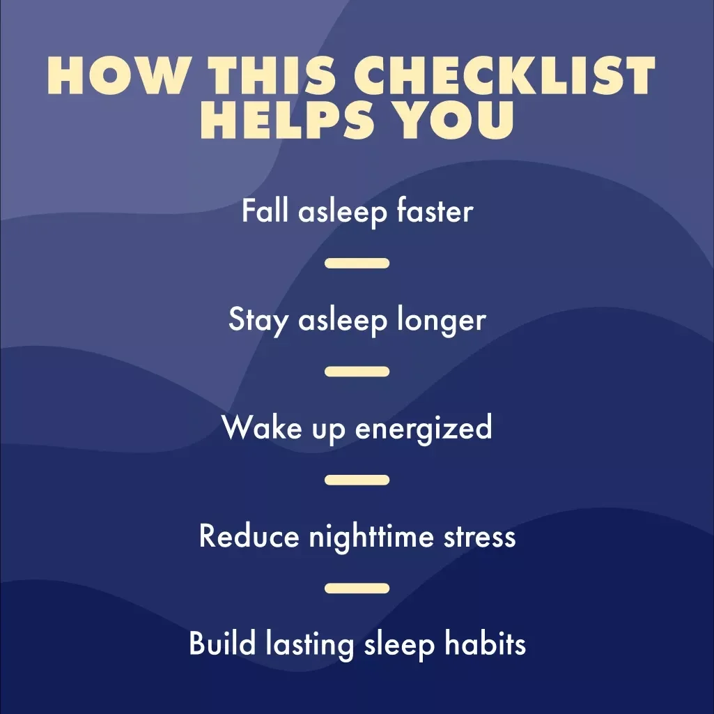 The 10-Step Sleep Hygiene Checklist That Works | Digital Download | Better Sleep Guide, Bedtime Routine & Wellness Self-Care Printable