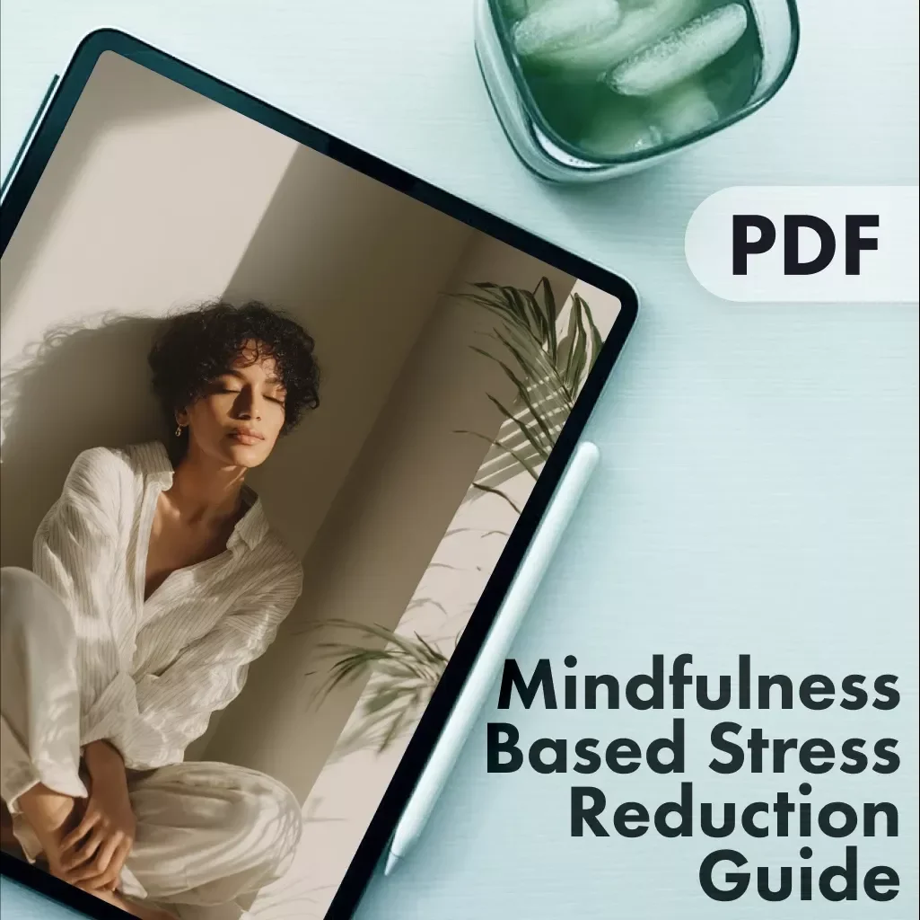 Mindfulness Based Stress Reduction Guide | Digital Download for Stress Relief, Meditation, and Everyday Mindful Living | eBook & Checklist for Calm and Clarity