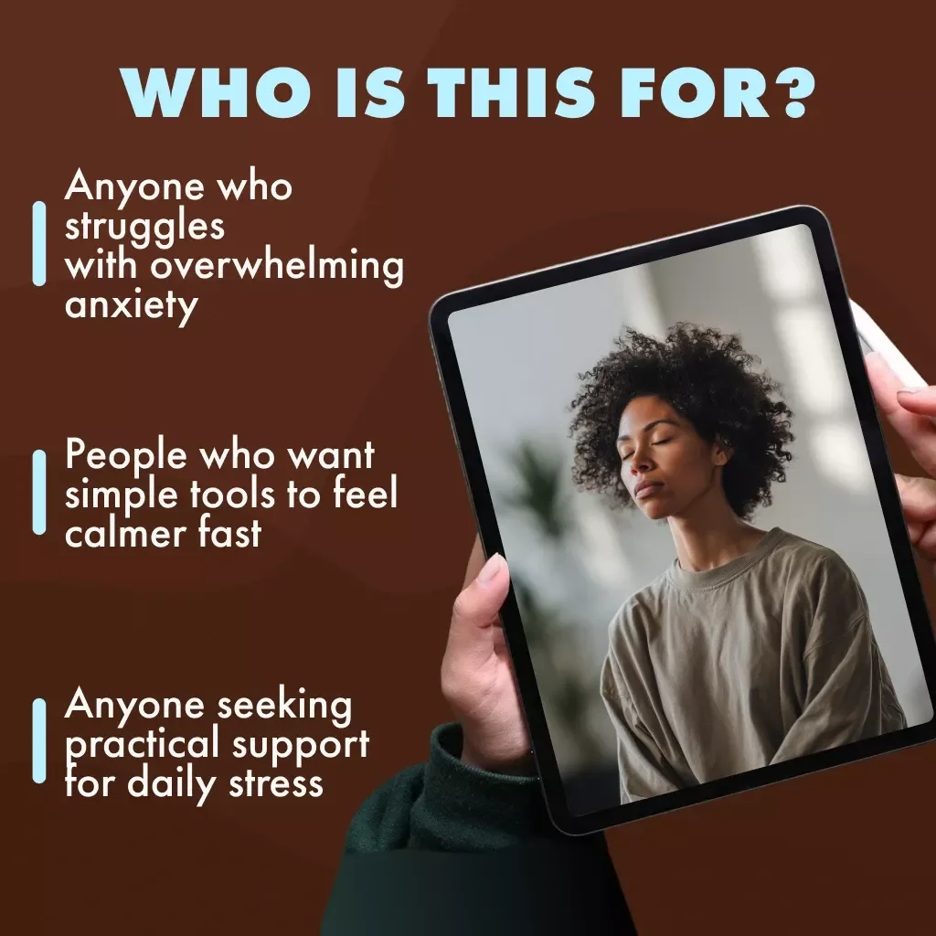 Practical Guide to Grounding Skills for Anxiety | Digital Grounding Skills Guide for Anxiety Relief, Coping Techniques & Stress Support eBook