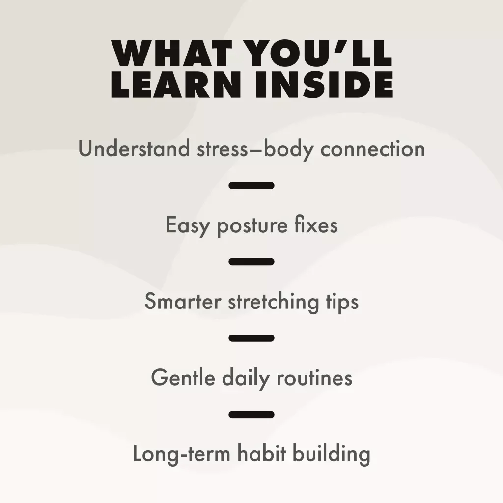 Your Practical Guide to Neck and Shoulder Relief | Neck & Shoulders Ease Guide | Digital Download Wellness eBook & Self-Care Checklist