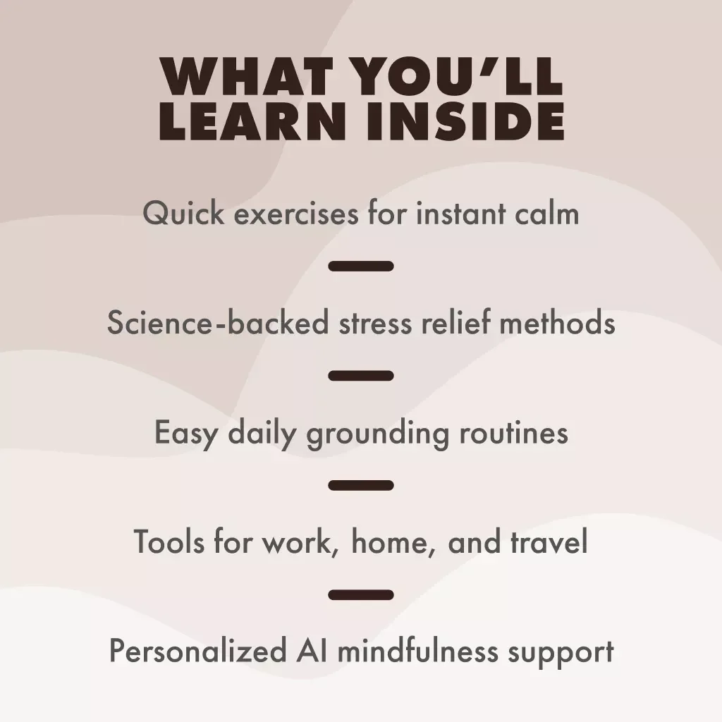 Rooted & Ready: The Practical Guide to Grounding Techniques | Digital eBook for Stress Relief, Mindfulness & Calm