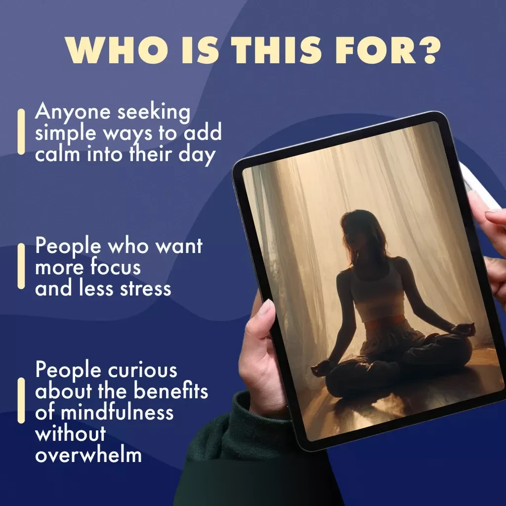 Mindfulness Power-Up Checklist | Digital Download Self-Care Guide for Stress Relief, Focus, and the Benefits of Mindfulness