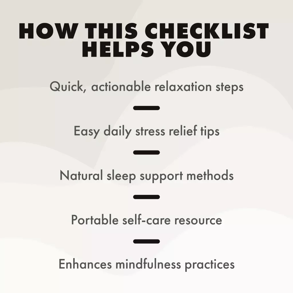 Lavender Bliss Relaxation Checklist | Digital Download Guide for Stress Relief, Sleep, and Calm with Lavender Essential Oil for Relaxation