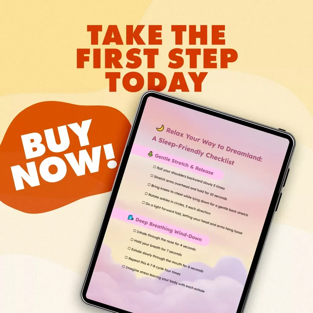 Relax Your Way to Dreamland: A Sleep-Friendly Checklist – Relaxation Exercises for Sleep, Bedtime Routine Guide, Stress Relief & Mindful Sleep Planner