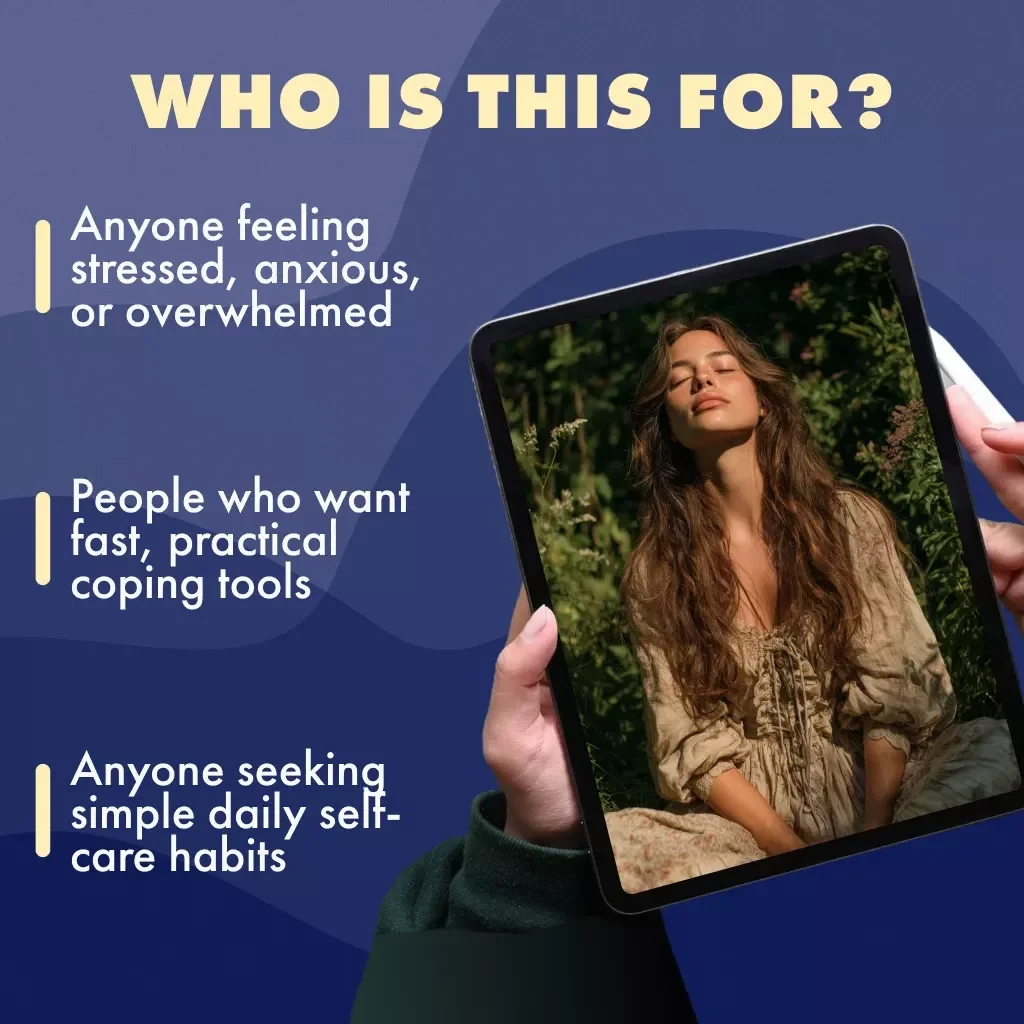 Ground Yourself: The Ultimate Anxiety-Relief Checklist | Digital Download for Grounding Techniques for Anxiety, Mental Health, Stress Relief, Self Care eBook