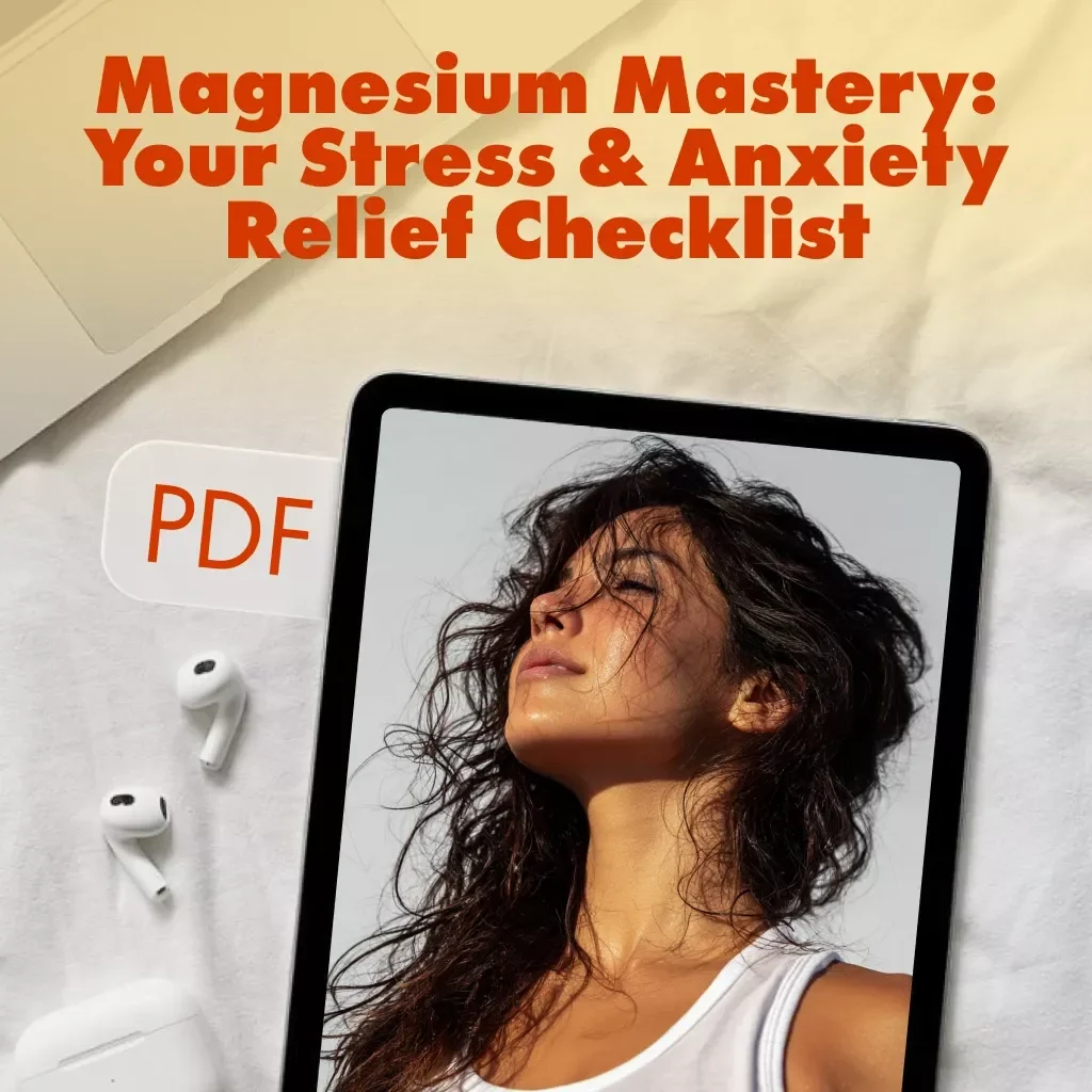 Magnesium Mastery: Your Stress & Anxiety Relief Checklist | Digital Download Guide for Natural Relaxation, Sleep, and Wellness