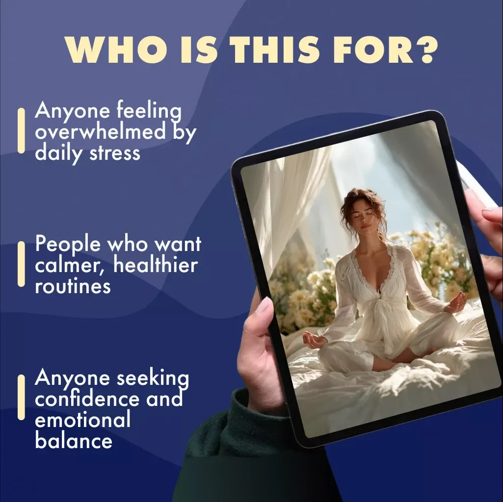 Calm & Confident: A Woman’s Guide to Relieving Stress and Restoring Balance | Stress Relief eBook, Women’s Self-Care Guide, Digital Download for Mindfulness & Balance