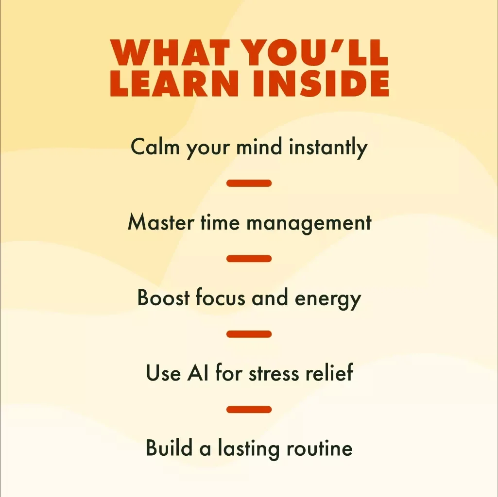Stress-Free Student: Simple Techniques to Thrive | Stress Management Techniques for Students | Digital Download Guide, eBook & Checklist