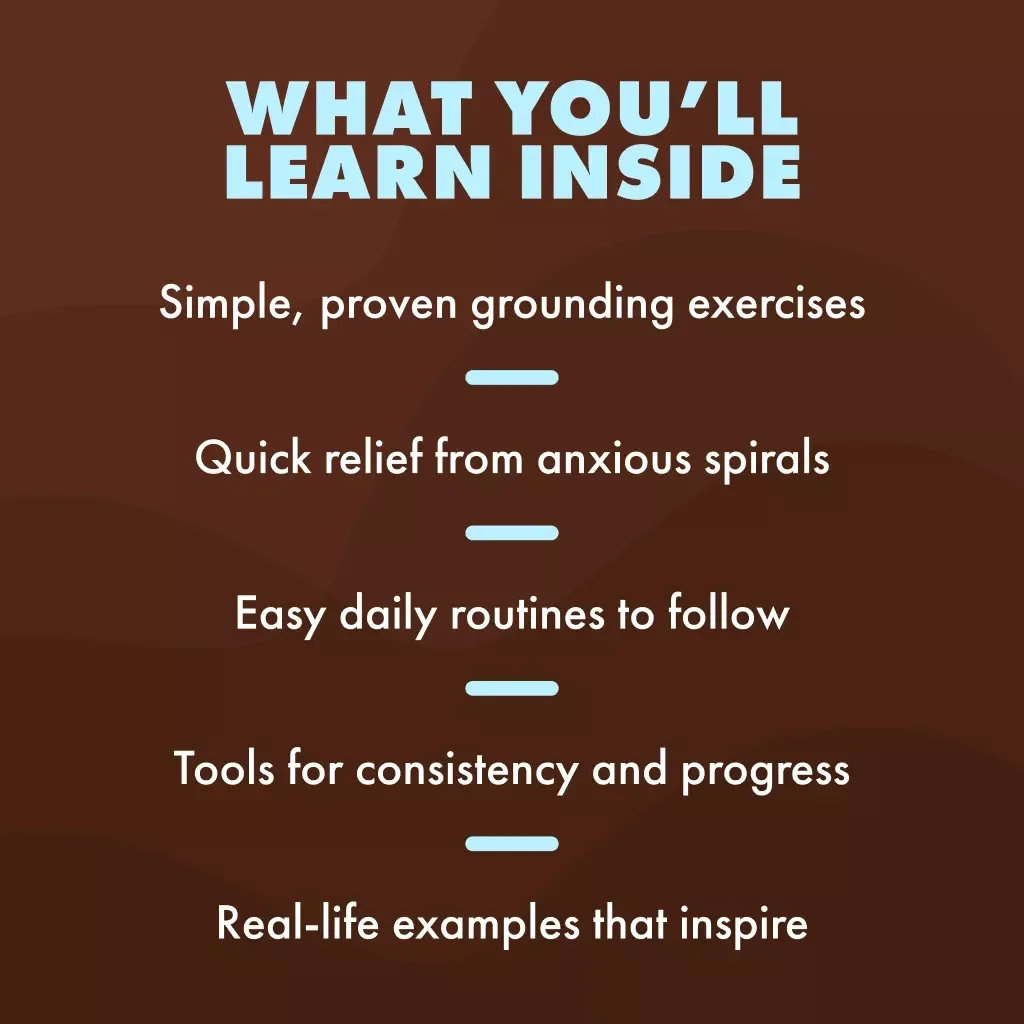 Practical Guide to Grounding Skills for Anxiety | Digital Grounding Skills Guide for Anxiety Relief, Coping Techniques & Stress Support eBook