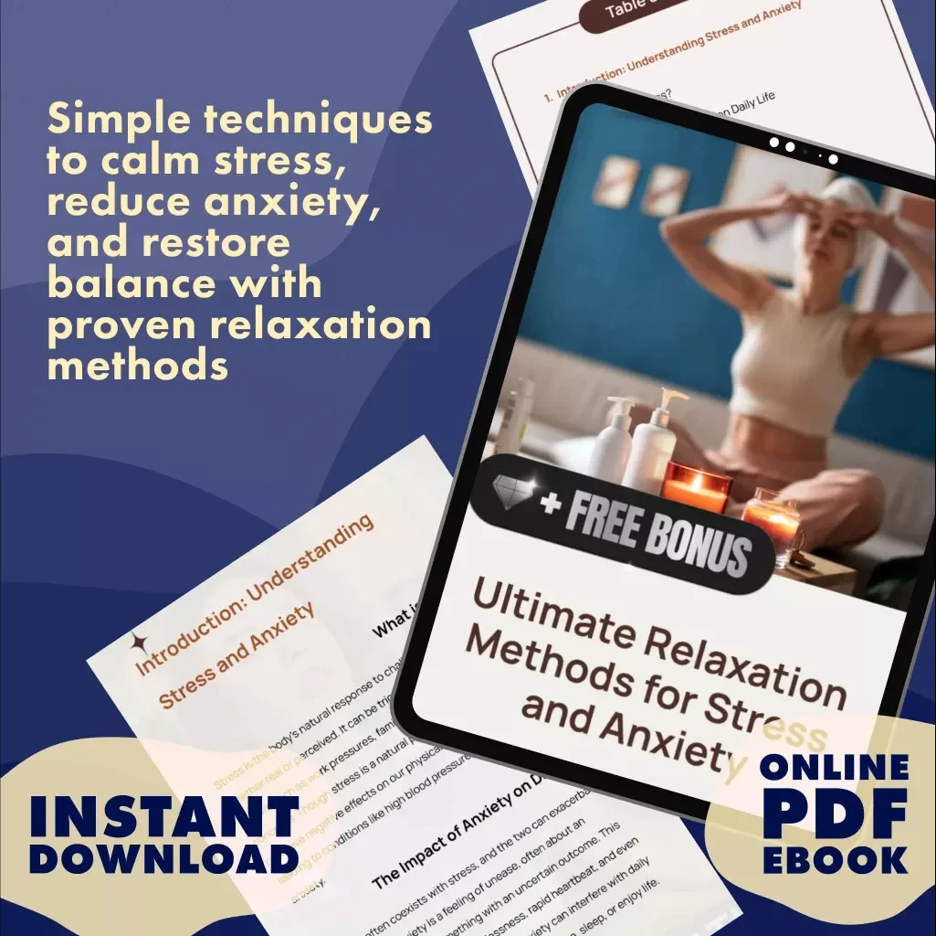 Ultimate Relaxation Methods for Stress and Anxiety eBook | Digital Download Guide for Mindfulness, Meditation, Breathing, Yoga & AI Stress Relief