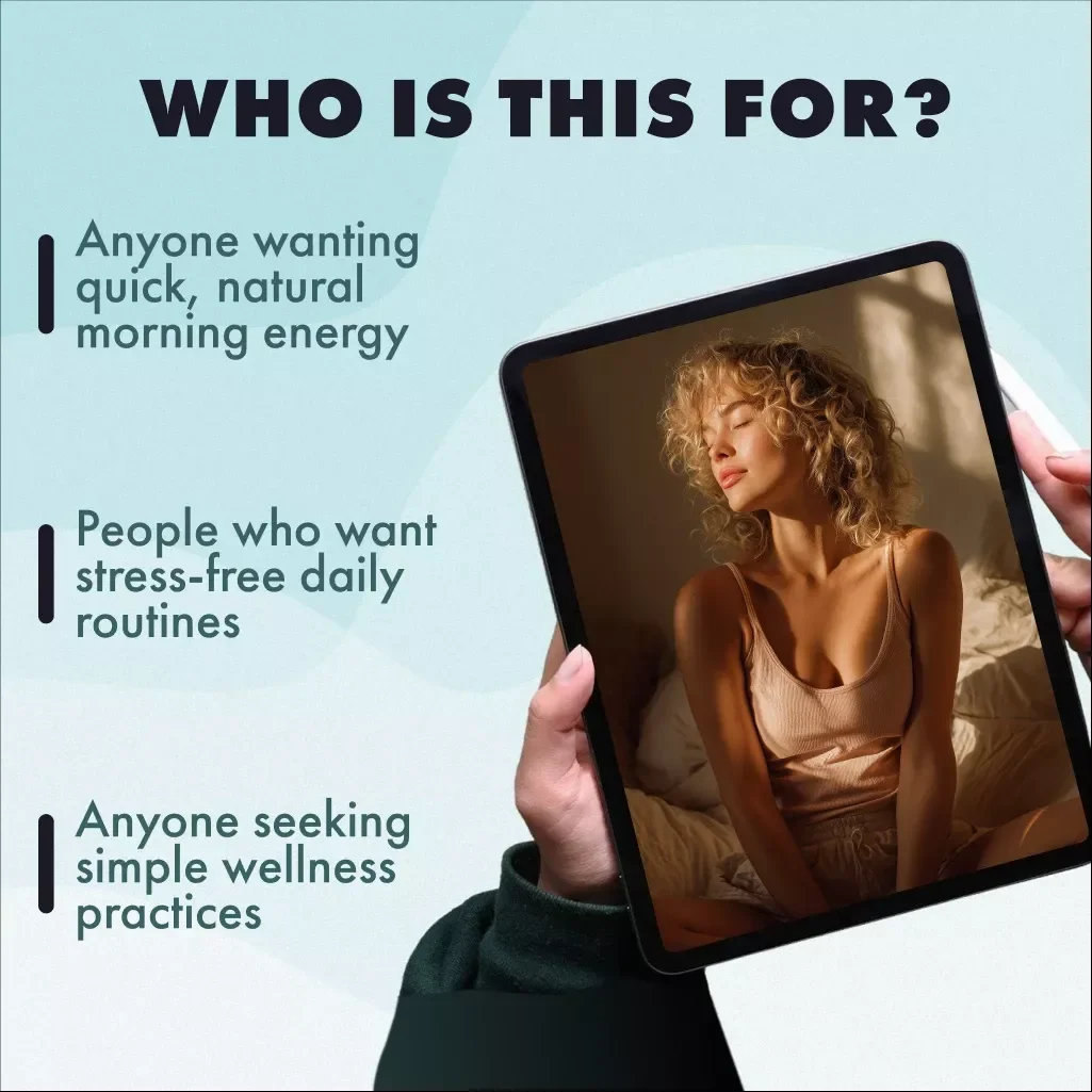 Morning Breathwork for Energy – Under 5 Minutes Checklist | Daily Energy Boost, Quick Morning Routine, Digital Wellness Download