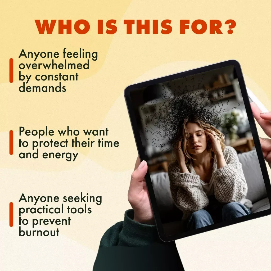 Protect Your Energy, Reclaim Your Time | Work Boundaries for Burnout Prevention Guide | Digital Download eBook & Checklist