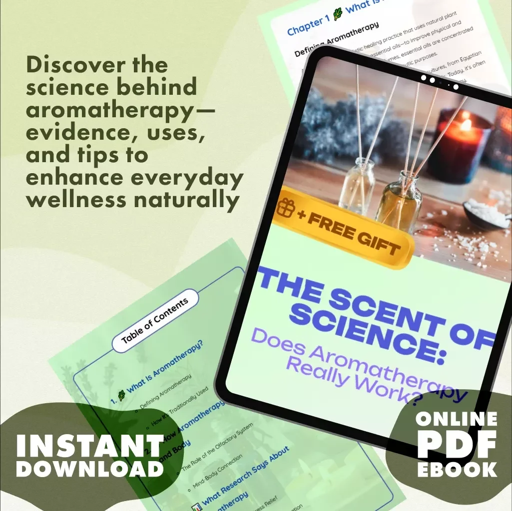 The Scent of Science: Does Aromatherapy Really Work? | Digital Download eBook on Essential Oils, Aromatherapy Benefits, and Wellness Research