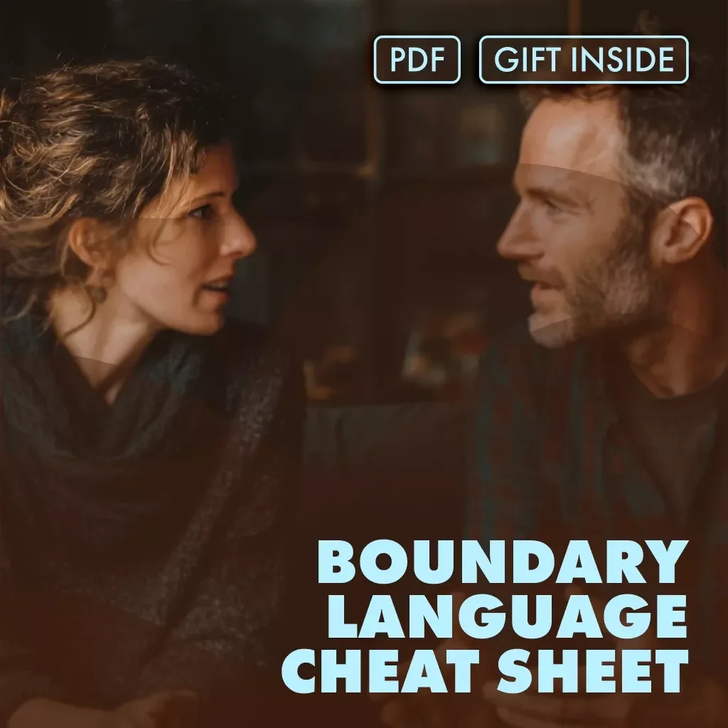 Boundary Language Cheat Sheet: Say What You Mean Without Feeling Mean | Digital Download Checklist for Confident Communication & Setting Healthy Boundaries