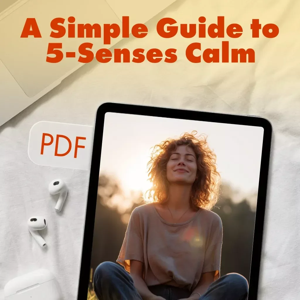 Grounded in the Moment: A Simple Guide to 5-Senses Calm | Digital Download Guide for Stress Relief, Mindfulness & Anxiety Support