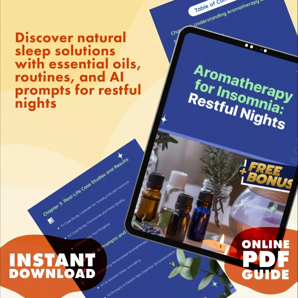 Aromatherapy for Insomnia: Restful Nights | Sleep Guide, Essential Oils, Natural Remedies, eBook, Digital Download