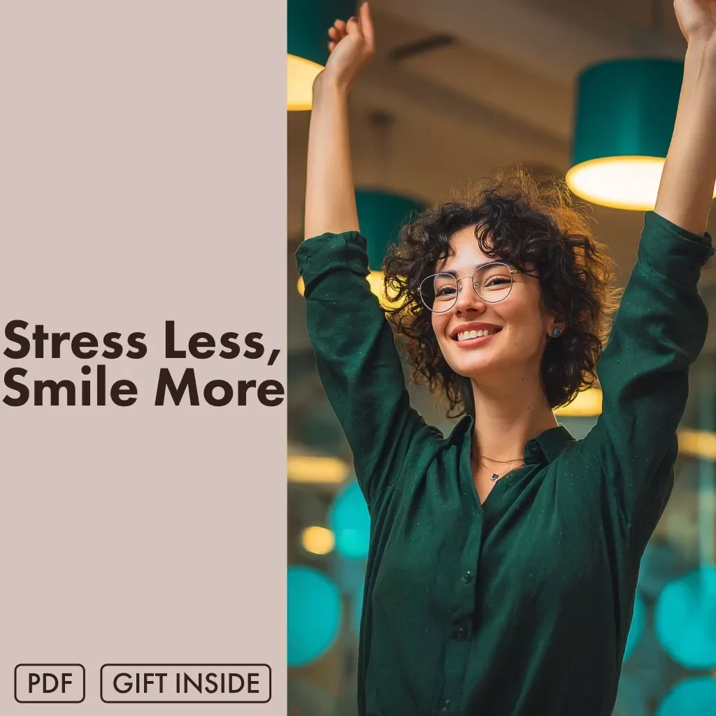 Stress Less, Smile More: Your Fun & Easy Stress Management Supplement Checklist | Printable Digital Download | eBook Guide for Relaxation & Wellness