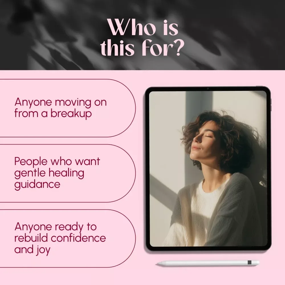 A Gentle Guide to Healing After Breakup | Self-Help eBook for Emotional Healing, Journaling, and Moving Forward