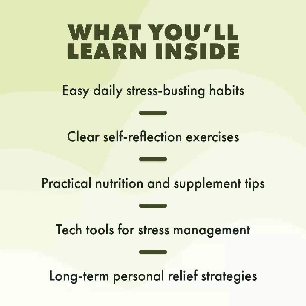 Modern Man’s Guide to Stress Relief | Stress Relief for Men eBook | Digital Download Wellness & Mindfulness Resource