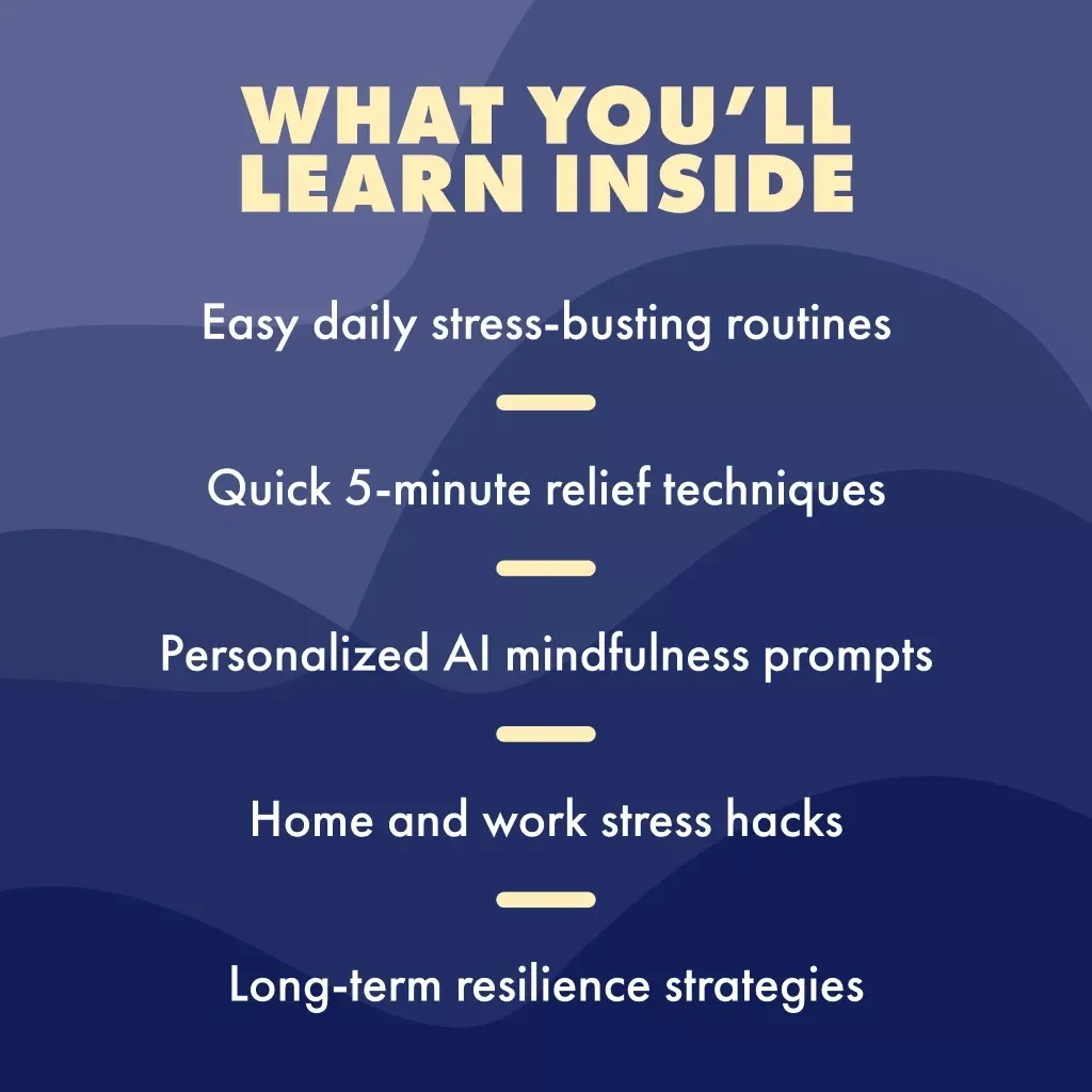 Stress Less, Live More: Your Practical Guide to Stress Reduction Management | Digital eBook Download for Mindfulness, Calm Habits & Stress-Free Living