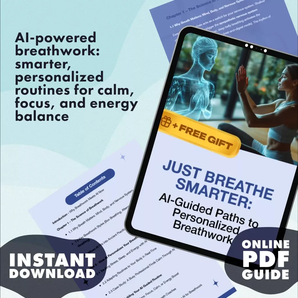 Just Breathe Smarter: AI-Guided Paths to Personalized Breathwork | Digital Guide for Stress, Sleep & Energy