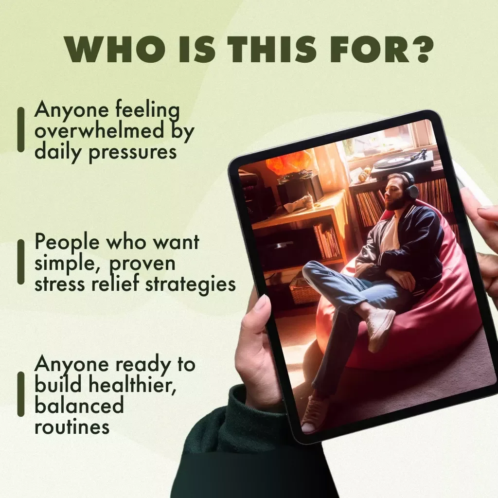 Modern Man’s Guide to Stress Relief | Stress Relief for Men eBook | Digital Download Wellness & Mindfulness Resource