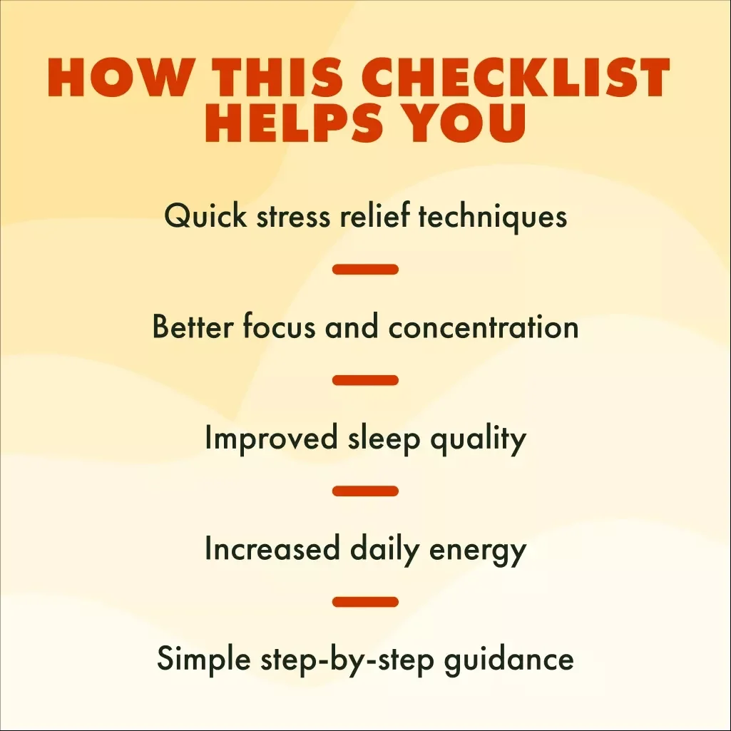Your Breathwork Benefits Checklist | Digital Download eBook, Wellness Guide, Stress Relief, Meditation, Mindfulness, Relaxation Routine